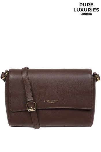 Pure Luxuries London Charlotte Nappa Leather Cross-Body Bag (N63714) | £55