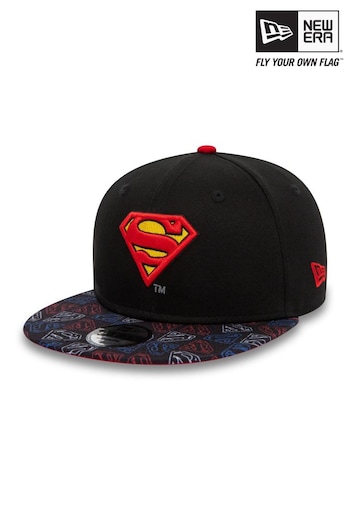 New Era® Superman Kids All Over Print Black 9FIFTY Snapback Cap (N63804) | £27