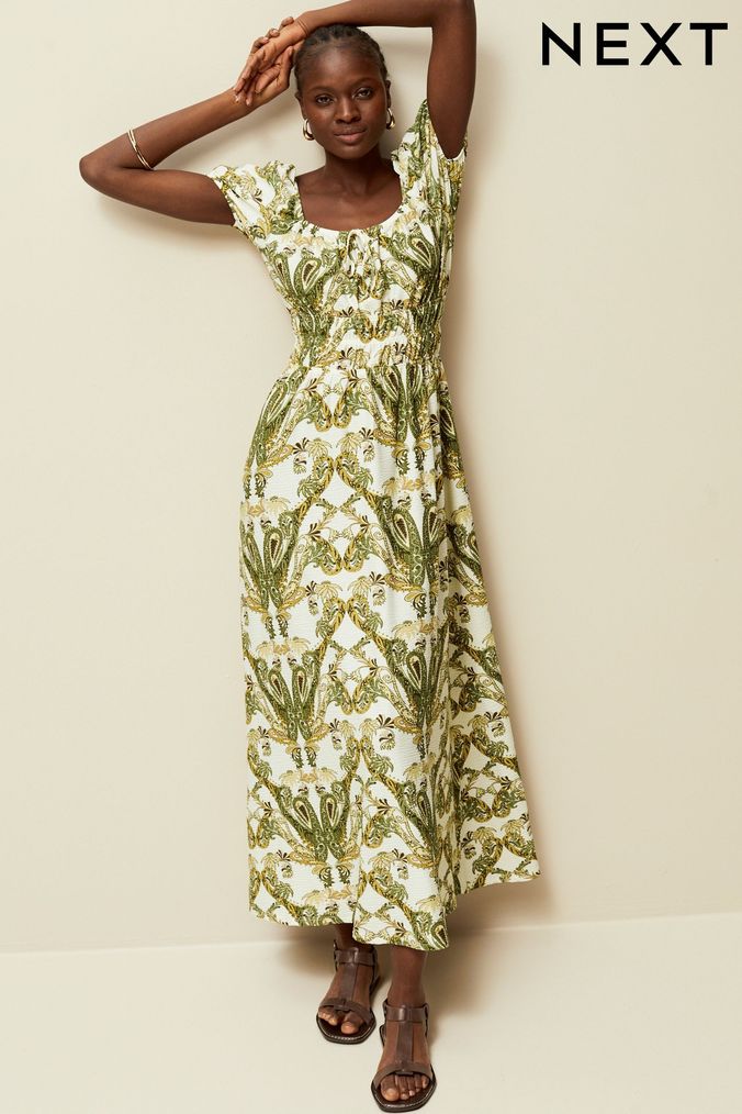 Oluchi African Ankara Collared Midi Dress - African Clothing Store | JT  Aphrique
