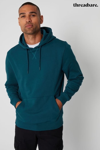Threadbare Green Pullover Hoodie (N63982) | £22