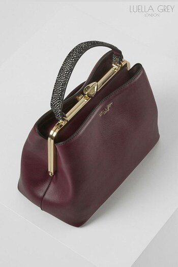 Luella Grey Purple Louisa Tote Bag (N64014) | £120
