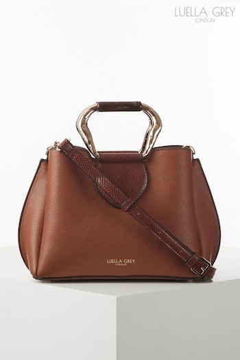 Luella Grey Georgia Cross-Body Brown Bag (N64015) | £99