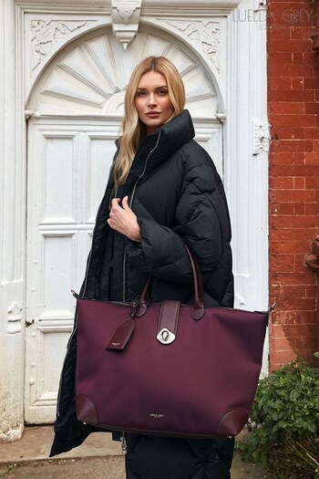 Luella Grey Purple Lucinda Weekend Bag (N64023) | £129