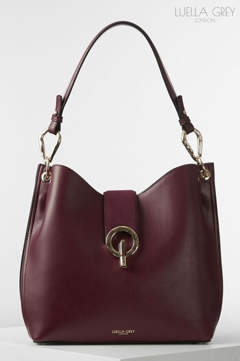 Luella Grey Purple Lottie Hobo Bag (N64024) | £120