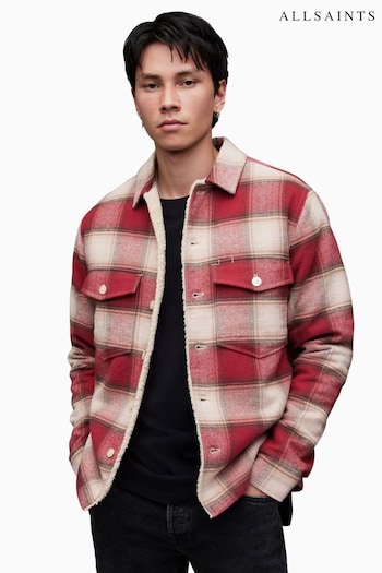 AllSaints Red Hawkins Jacket (N64034) | £179