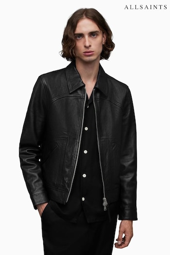 AllSaints Black Jun Jacket (N64057) | £389