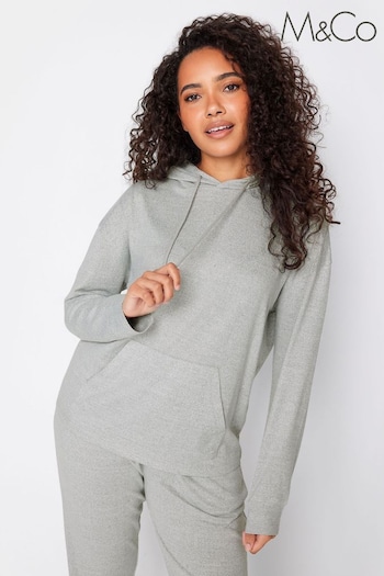 M&Co Grey Soft Touch Hoodie (N64267) | £27