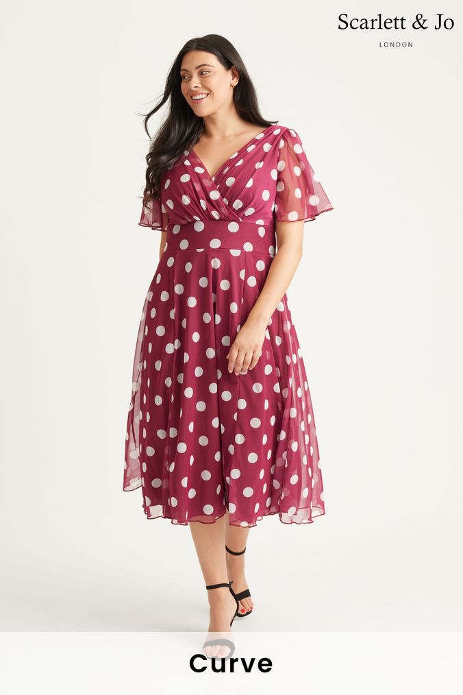 Scarlett and jo best sale polka dot dress