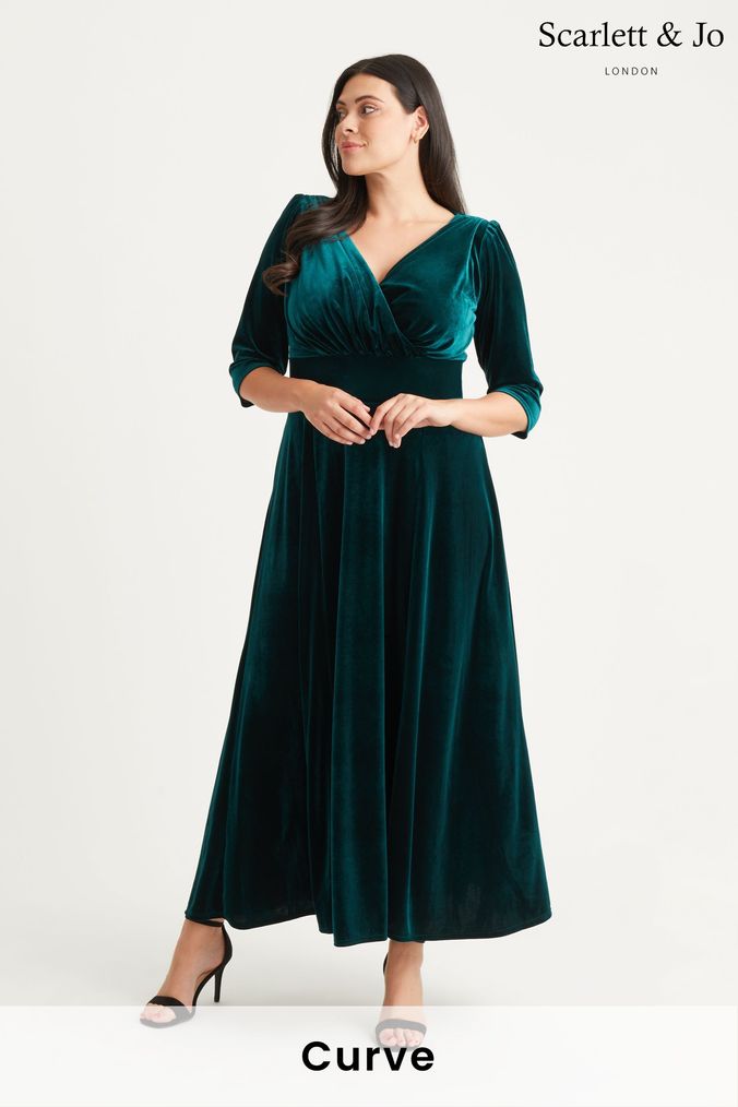 Buy Women s Green Scarlett Jo JD Williams Occasionwear Dresses