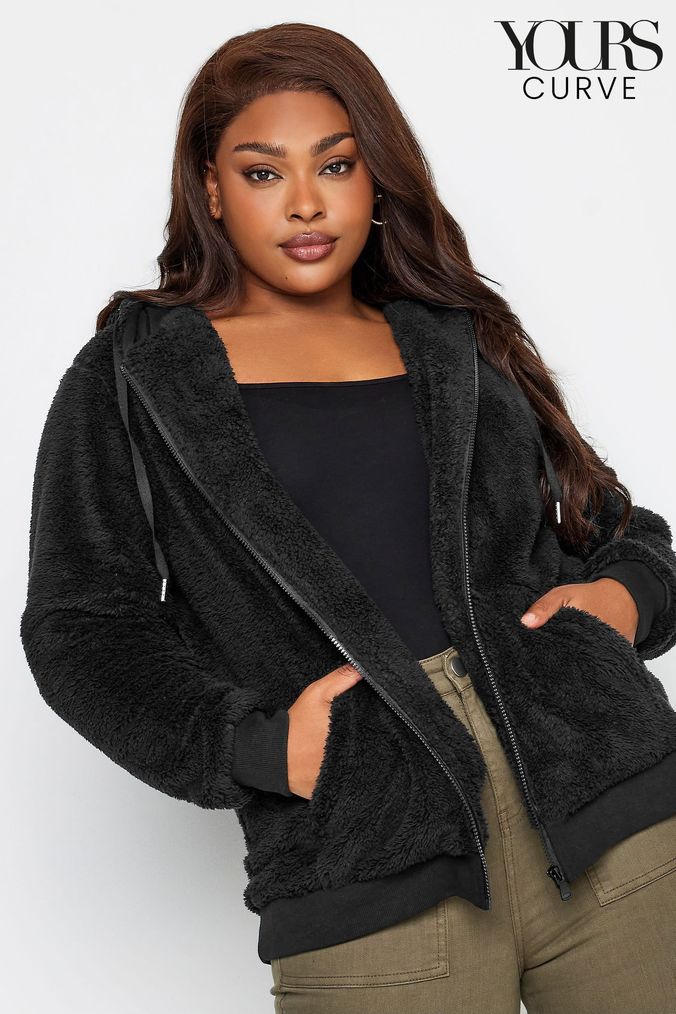 Buy Women s Borg Hoodies Online Next UK
