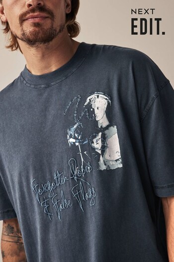 Charcoal Grey EDIT T-Shirt (N64583) | £22