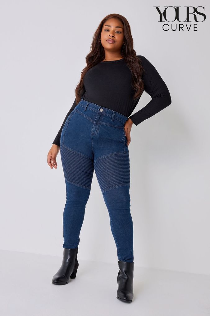 Short biker clearance jeans