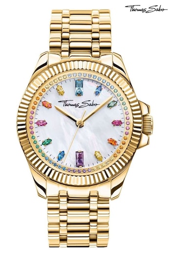 Thomas Sabo Gold Rebel Heart Quartz Watch (N64688) | £498
