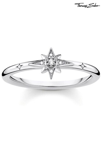 Thomas Sabo White Cosmic Star Ring - Enchanting Design. (N64718) | £39