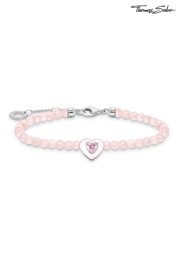 Thomas Sabo Pink Pop Heart Bracelet: (N64765) | £129