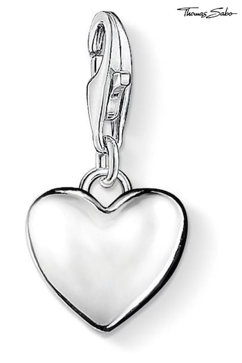 Thomas Sabo Silver 3D Heart Charm Pendant (N64787) | £29