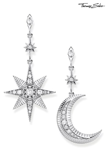 Thomas Sabo Silver Sparkling Star Earrings - 925 Silver (N64814) | £149