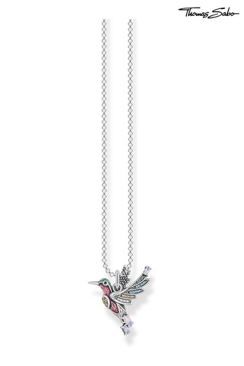 Thomas Sabo Silver Hummingbird Necklace (N64852) | £139