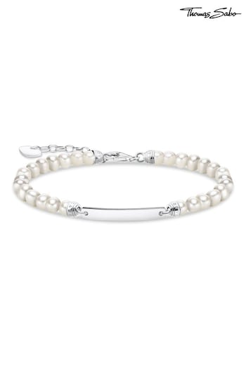 Thomas Sabo White Engravable Pearl Bracelet (N64875) | £139