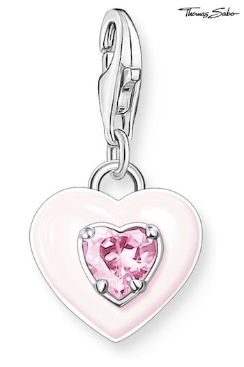 Thomas Sabo Pink Pastel Heart Charm Pendant (N64883) | £49