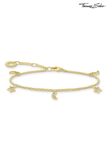 Thomas Sabo Gold Charm Club Bracelet (N64917) | £149