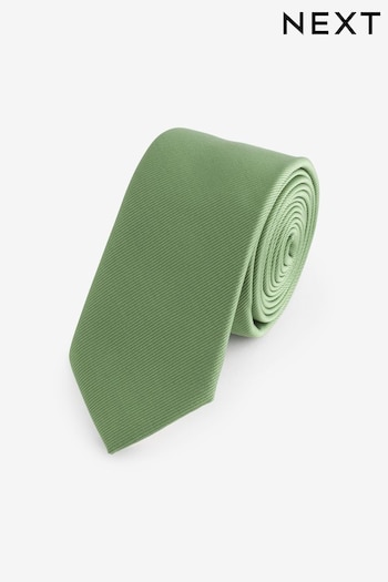 Matcha Green Slim Twill Tie (N65032) | £9