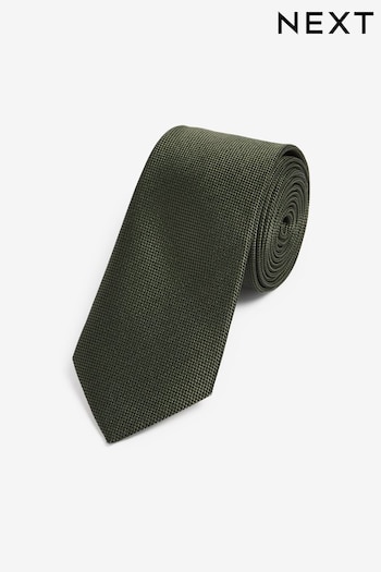 Forest Green Textured Tie (N65037) | £10
