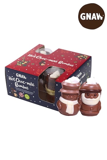 Gnaw Santa & Snowman Hot Chocolate Bombes (N65112) | £10