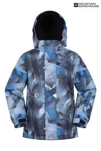 Mountain Warehouse Multi Kids Fleece Lined Printed Ski Jacket (N65125) | £88