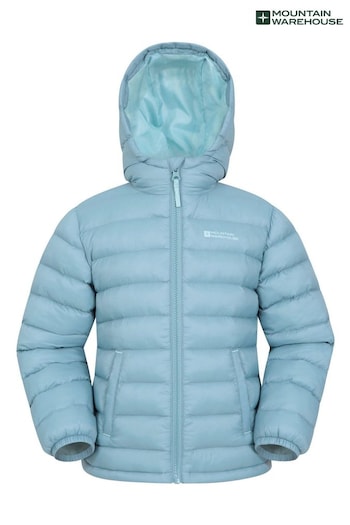 Mountain Warehouse Blue Kids Seasons Water Resistant Padded Jacket (N65148) | £32