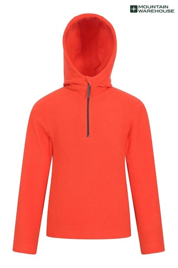 Mountain Warehouse Orange Camber II Fleece Kids Hoodie (N65158) | £18
