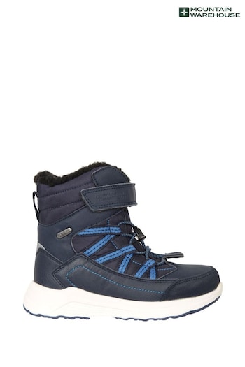Mountain Warehouse Blue Kids Denver Waterproof Snow Boots (N65175) | £43