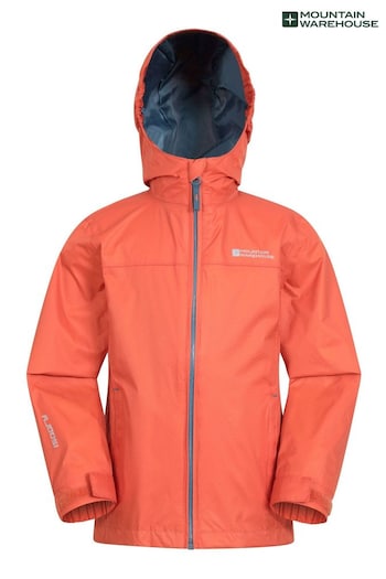 Mountain Warehouse Orange Kids Torrent Waterproof Jacket (N65191) | £26
