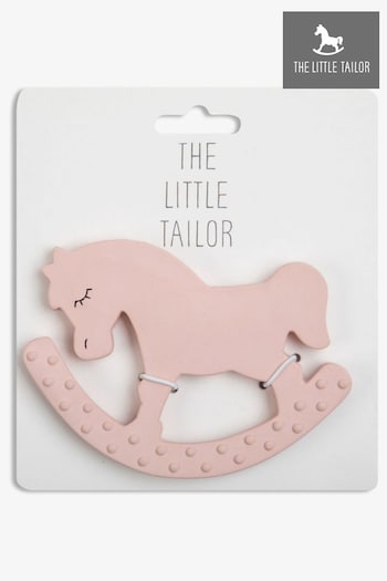 The Little Tailor Pink Organically Grown Baby Rocking Horse Teether Toy (N65205) | £12