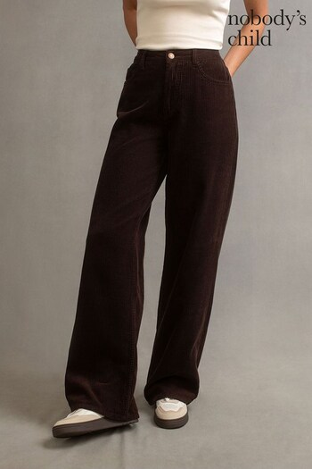 Nobodys Child Wide Leg Cord Brown Trousers (N65251) | £65
