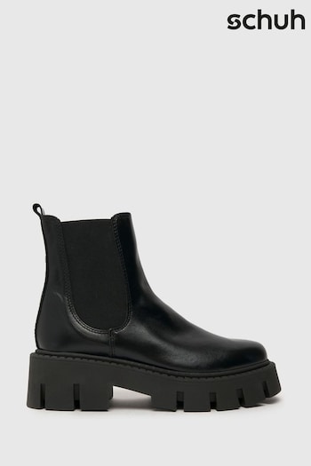 Schuh Armondo Chunky Chelsea Black Boots (N65337) | £80
