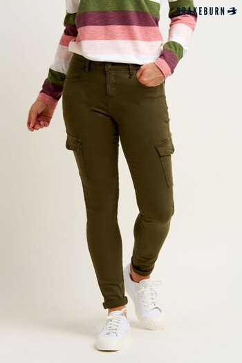 Brakeburn Green Dianthus Cargo Trousers Topman (N65551) | £55