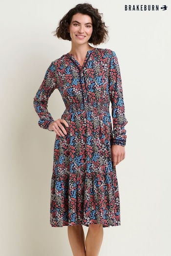 Brakeburn Natural Regan Midi Dress (N65588) | £70