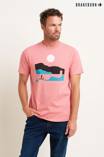 Brakeburn Pink Lulworth T-Shirt (N65597) | £29