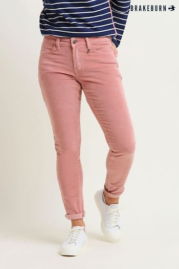 Brakeburn Pink Cord 5 Pockets Trousers (N65618) | £55
