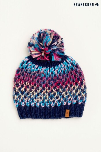 Brakeburn Natural Space Dye Knitted Hat (N65650) | £25