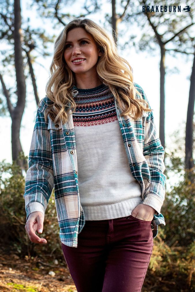 Women s Green Check Coats Jackets Next Official Site