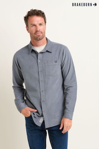 Brakeburn Blue Corduroy Shirt (N65667) | £55