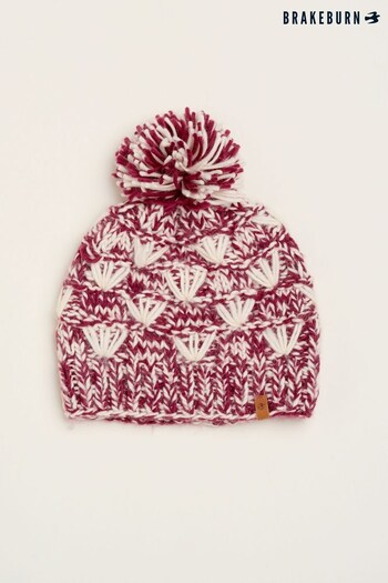 Brakeburn Natural Fan Knitted Hat (N65697) | £27