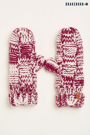 Brakeburn Natural Fan Knitted Gloves (N65698) | £30