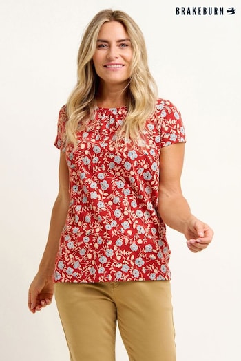 Brakeburn Red Poppy T-Shirt (N65708) | £30