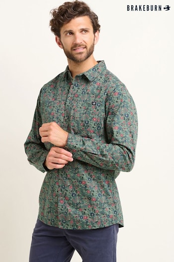 Brakeburn Green Ditsy Shirt (N65724) | £55