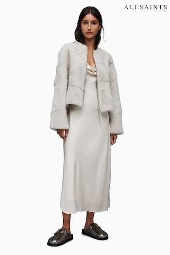 AllSaints Hania White Jacket (N65828) | £799