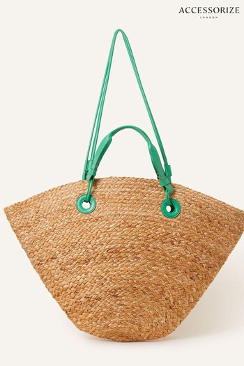 Accessorize Large Natural Jute Winged Beach Bag (N65909) | £38
