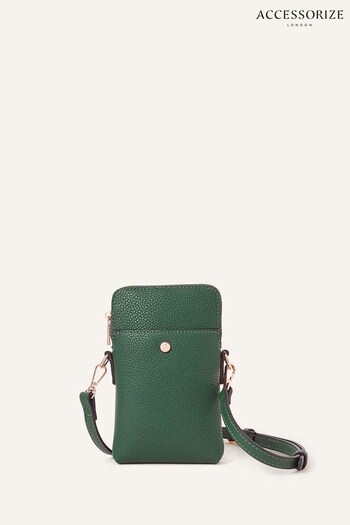 Accessorize Green Zip Phone Bag (N65978) | £18